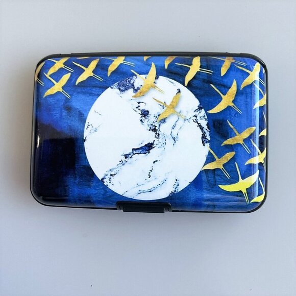 CREDIT CARD PROTECTOR WALLET RFID BLOCKING ALUMINUM - Picture 2 of 9